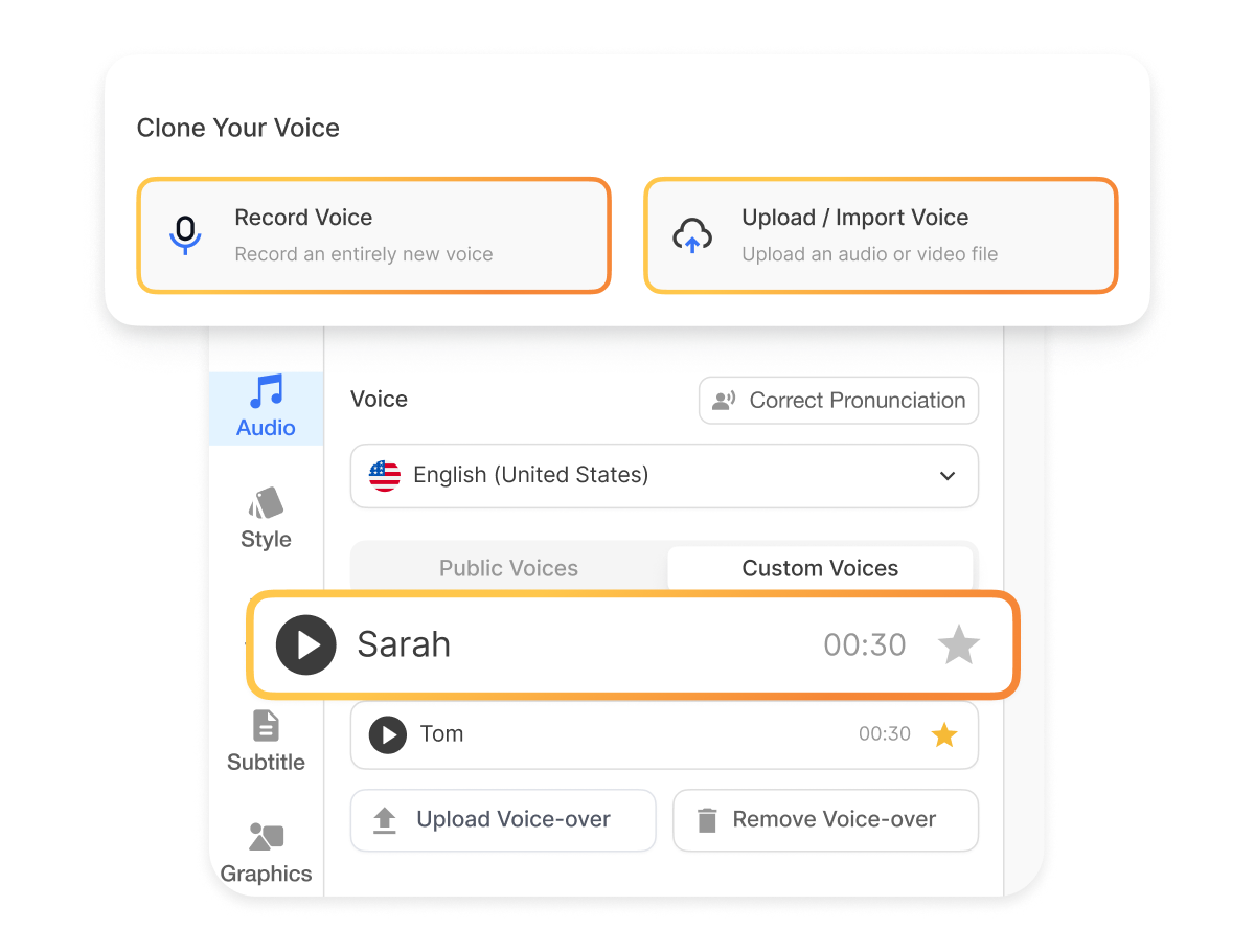 Visla's education marketing using voice cloning to keep videos consistent and human-sounding.